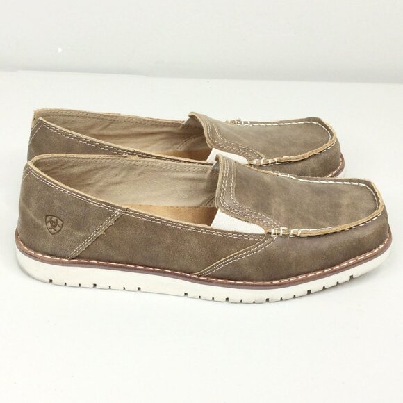 Ariat Womens Cruiser Easy Flex Wide Square Toe Sz 9 Trusty Brown Shoes 10046936 - Picture 1 of 8